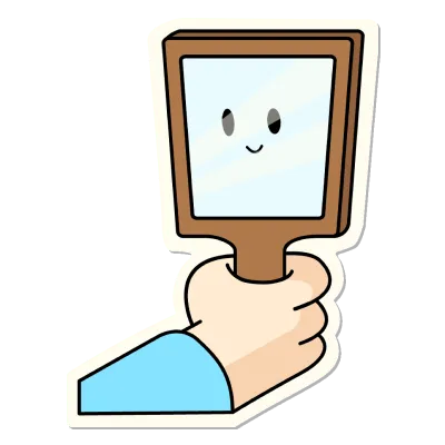 Stickers miroir