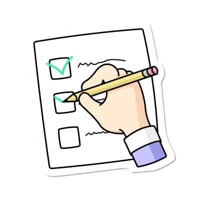 Stickers checkbox